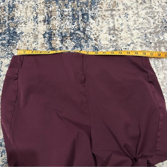 Soft Surroundings Burgundy Pull-On Straight Leg Dress Pants Size Large Tall - Picture 8 of 10